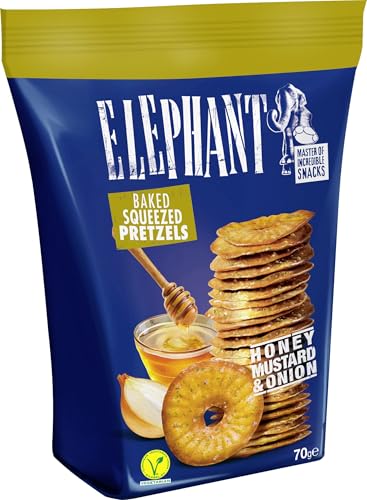 Elephant Prezels Honig-Senf-Zwiebel, 70 g