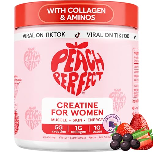 Peach Perfect Creatine for Women (Strawberry Acai)