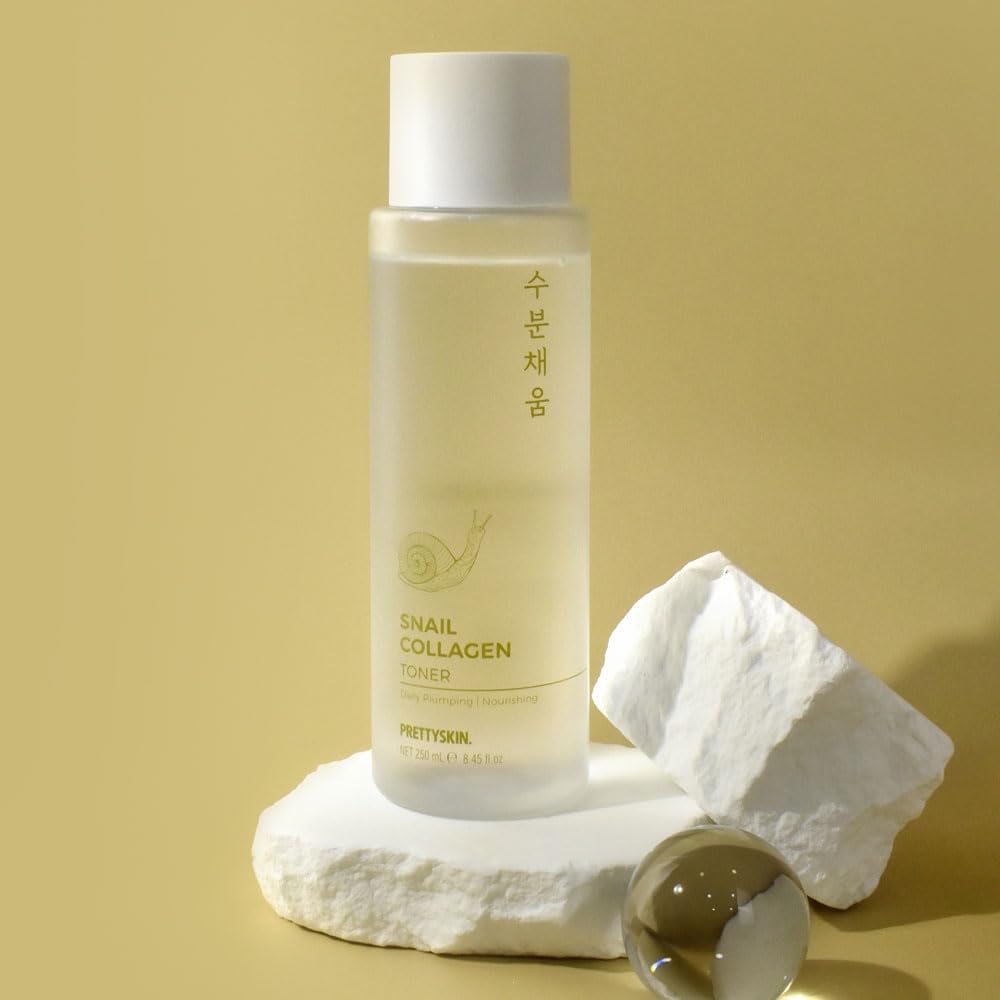 PRETTYSKIN Moisturizing Toner for Face-Non-Sticky, Daily Plumping, Nourishing 8.45fl.oz(250ml) (Snail Collagen) - Image 2