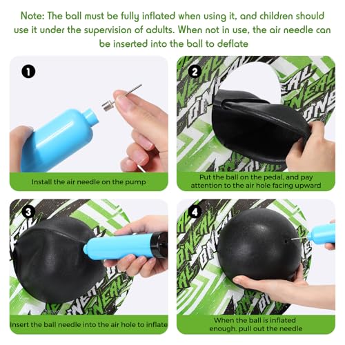 image for WinnerWhy Pogo Trick Ball for Kids, Up to 160lbs, Pogo Stick Jumper fo