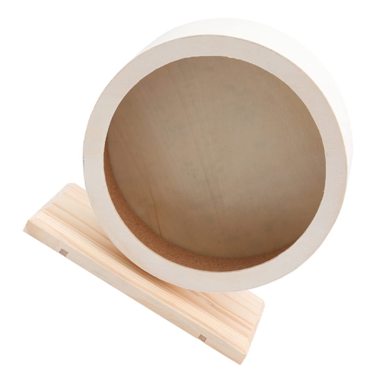 Beavorty Rueda De Ejercicio Silenciosa para Hámsters De Madera Juguete para Pequeñas para Ejercicio y Diversión De Hámsters y Roedores Estable y Resistente
