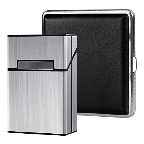  Rovtop Lot de 2 Étui à Cigarettes Porte Cigare...