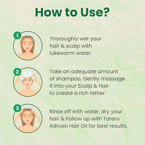 Image of Adivasi Anti-Dandruff Hair Shampoo, 200ml, With Amla, Neem and 8 Herbal Extracts