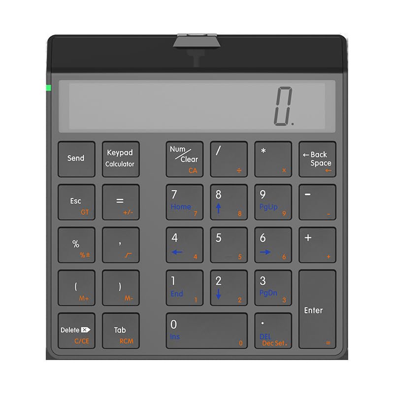 Amazon | テンキー 電卓 2in1 Bluetooth ワイヤレス 数字