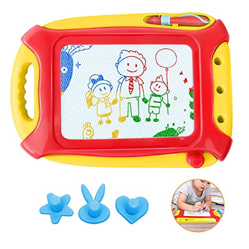 HAIMST Magnetic Drawing Board for Toddlers, Doodle Writing Board Painting Erasable Sketching Pad for Kids Travel Games Educational Toys, Travel Size