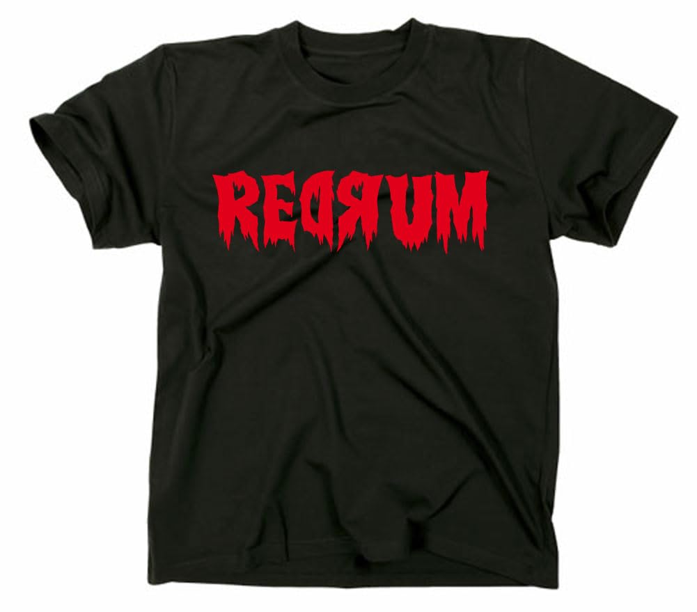 Styletex23 Men's Green Redrum The Shining T-Shirt, Olive, M