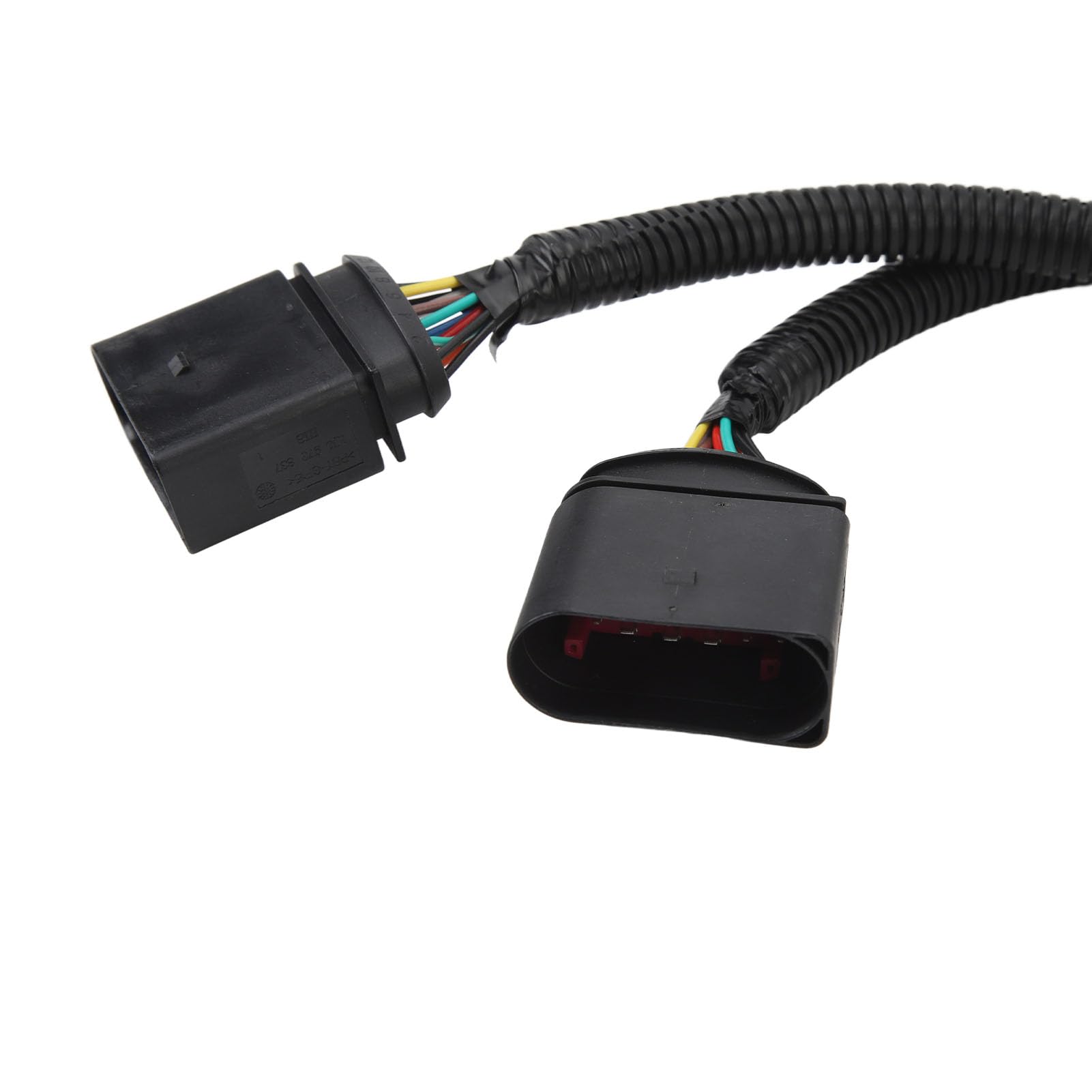 KIMISS 2 Stück HID-Scheinwerfer-Kabelbaum-Adapter 7L6 971 071 A Scheinwerfer-Kabelbaum-Adapter Kunststoff Auto HID-Scheinwerfer-Kabelanschluss
