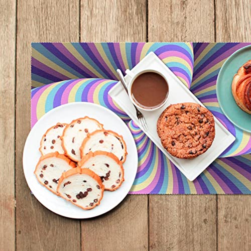 Sets de table multicolores lot de 4 - Accessoire cuisine lavable - 7