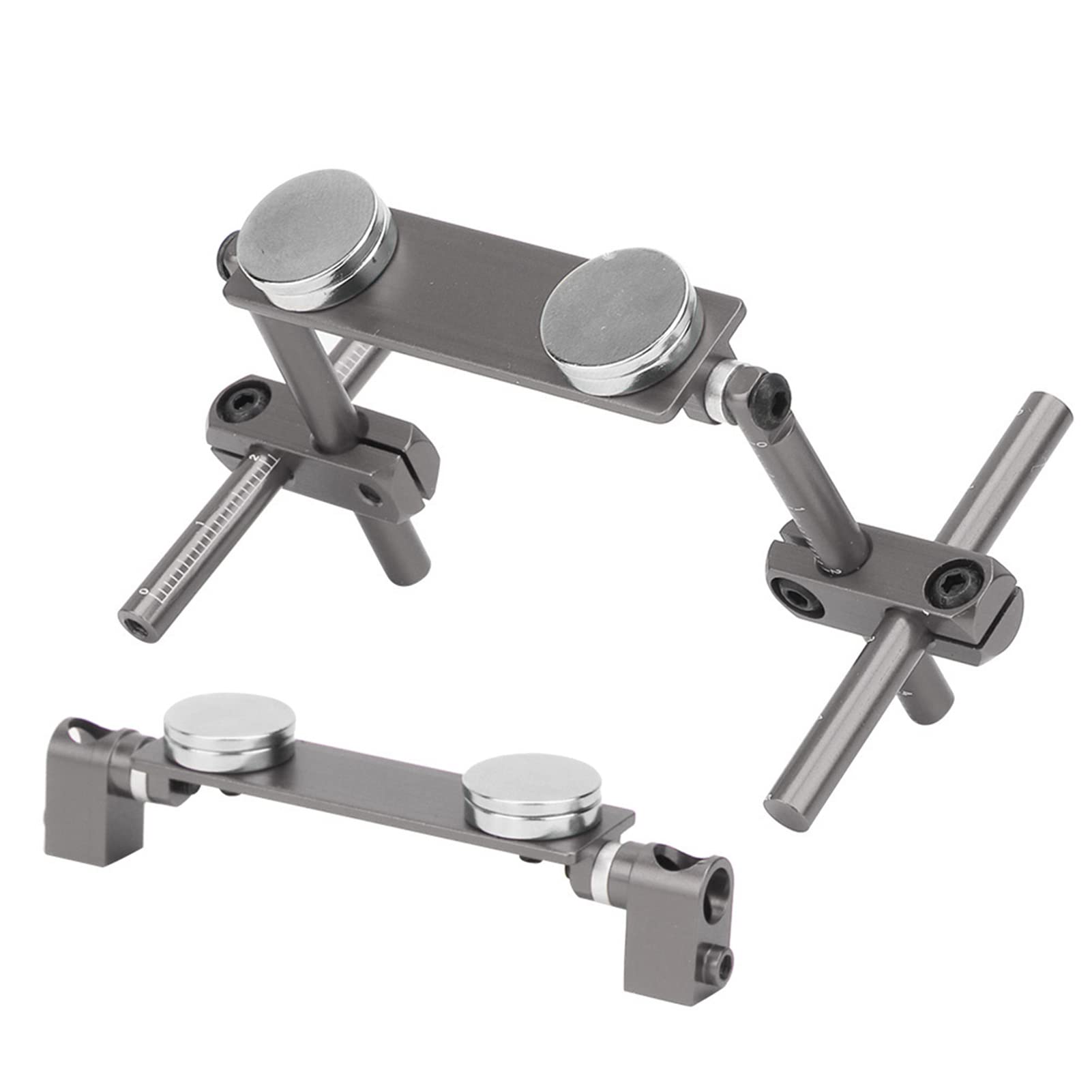 Kit De Montaje Magnético Para Carrocería De Coche RC 1/10 – Soporte De Aleación De Aluminio Con Ángulo Ajustable, Ideal Para Modelismo Y Reparaciones