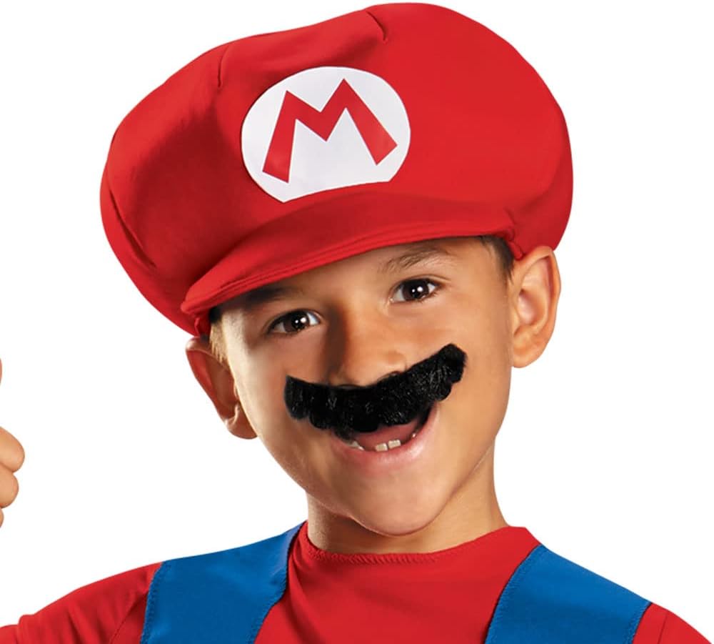 Nintendo Super Mario Costume, Officially Licensed Super Mario Brothers Boys Costume - Image 2