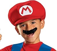 Vista 2 de Disfraz de Super Mario de Nintendo, disfraz oficialmente licenciado de Super Mario Brothers para niños