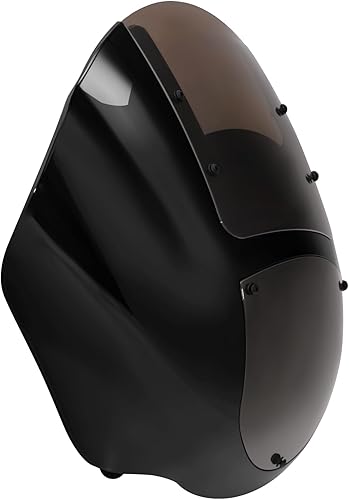 Miniatura 5 de XMT-MOTO Carenado negro y parabrisas ahumado para modelos XL, 1986-1994 FXR 1986-1994 y Dyna 1995-2005