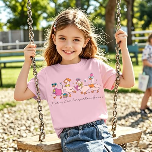 Image of First Day of Kindergarten Shirt Toddler First Day of School Tee Boy Girls I'm Ready for Kindergarten Tops