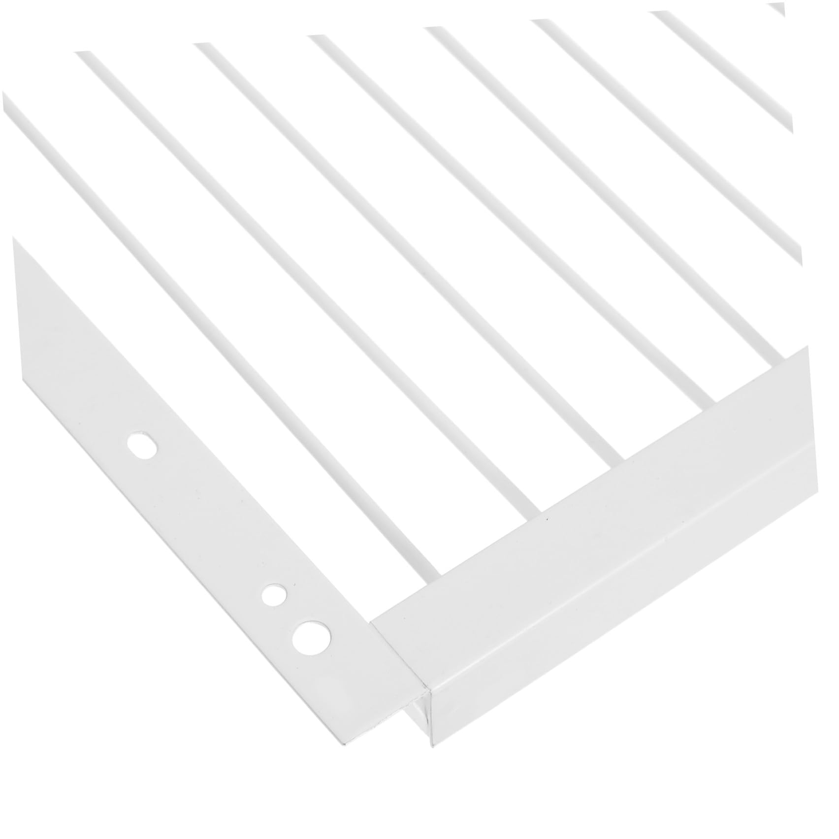 Porta Flessibile per Piccioni in Ferro Bianco Design Spesso, per Appassionati di Uccelli e Habitat Avicoli