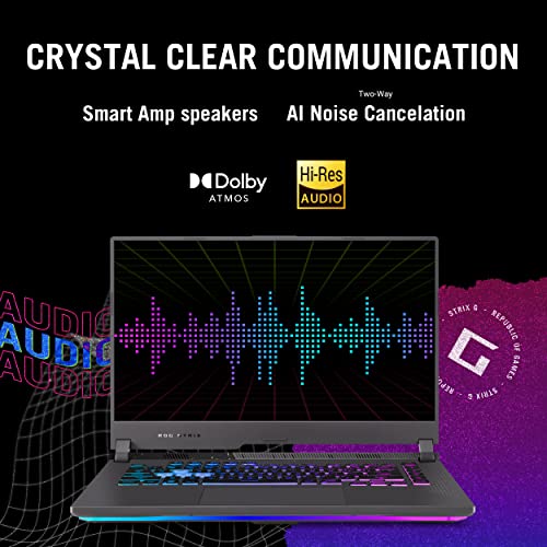 ROG Strix G15 (2022), 15" 16:10 FHD 144 Hz, GeForce RTX 3050, AMD Ryzen 7 6800H/HS, 16 GB DDR5, SSD PCIe 512 GB, Wi-Fi 6E, Windows 11, G513RC-ES73, Grigio eclissi - Notebook - Immagine 5