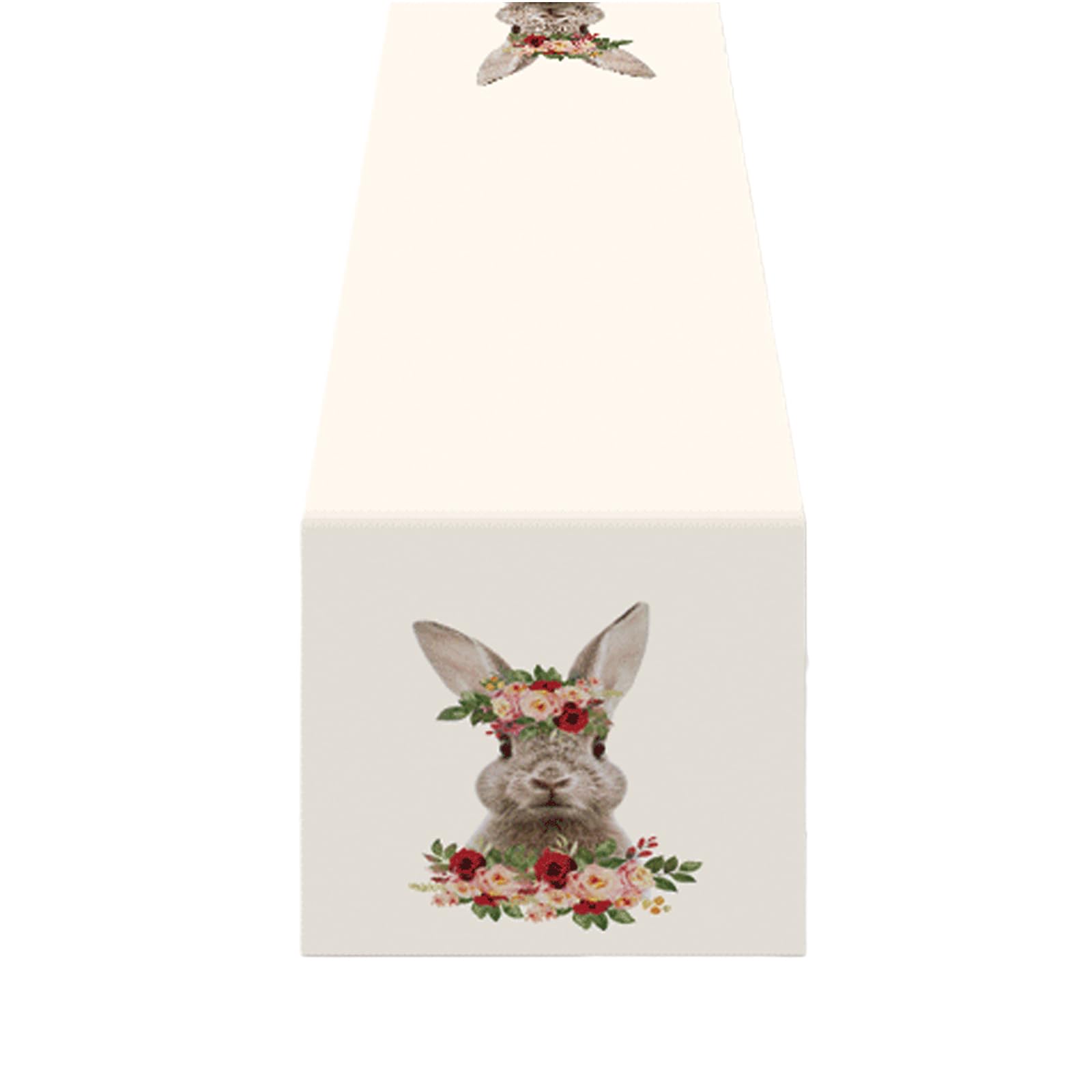 YROHGKPN Table Runner Festive Celebrations Delightful Easter Eggs Runners Decoration Placemat Machine Washable Runner