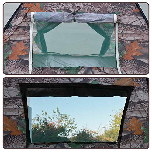 Carpa para Camping Camuflaje 4 Personas Pop Up Fácil Montaje miniatura 5