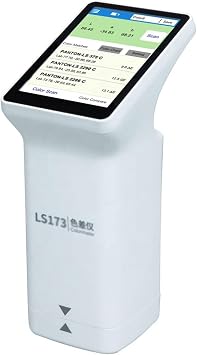 LS173/LS175 Portable Multifunctional Colorimeter,Touch Scree Color Analyzer,8mm/20mm Aperture,3.5 Inch Touch Screen,for Textiles,Leather and Meat Color Difference Anayzer,LS173