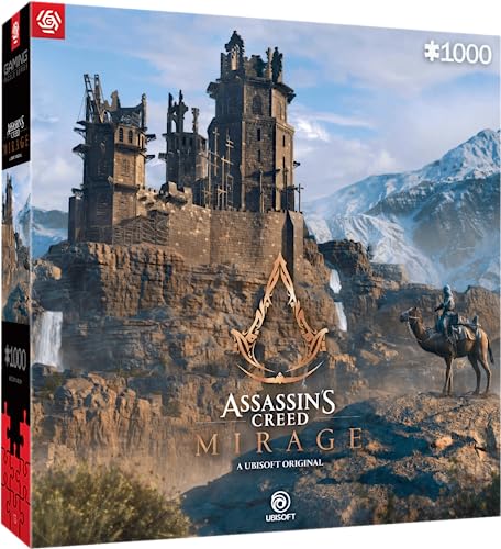 Good Loot Gaming: Assassin's Creed Mirage, Difficult Hard 1000 Piece Jigsaw Puzzle, Computer Game Jigsaw Puzzle
