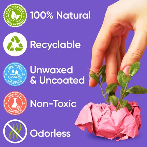 Image of USA Made 18 inch x 1200 inch Pink Kraft Paper Roll, 45 lbs Thickness, American Quality Colored Kraft Paper for School, Poster Arts, Bulletin Board - Odorless, Non-Toxic, Safe for Kids | American Quality Colored Kraft Paper for School, Poster Arts, Bulletin Board - Odorless, Non-Toxic, Safe for Kids