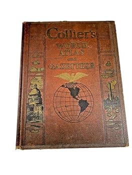 Hardcover 1938 Rare Book "Collier's World Atlas & Gazetteer" Maps [Hardcover] unknown Book