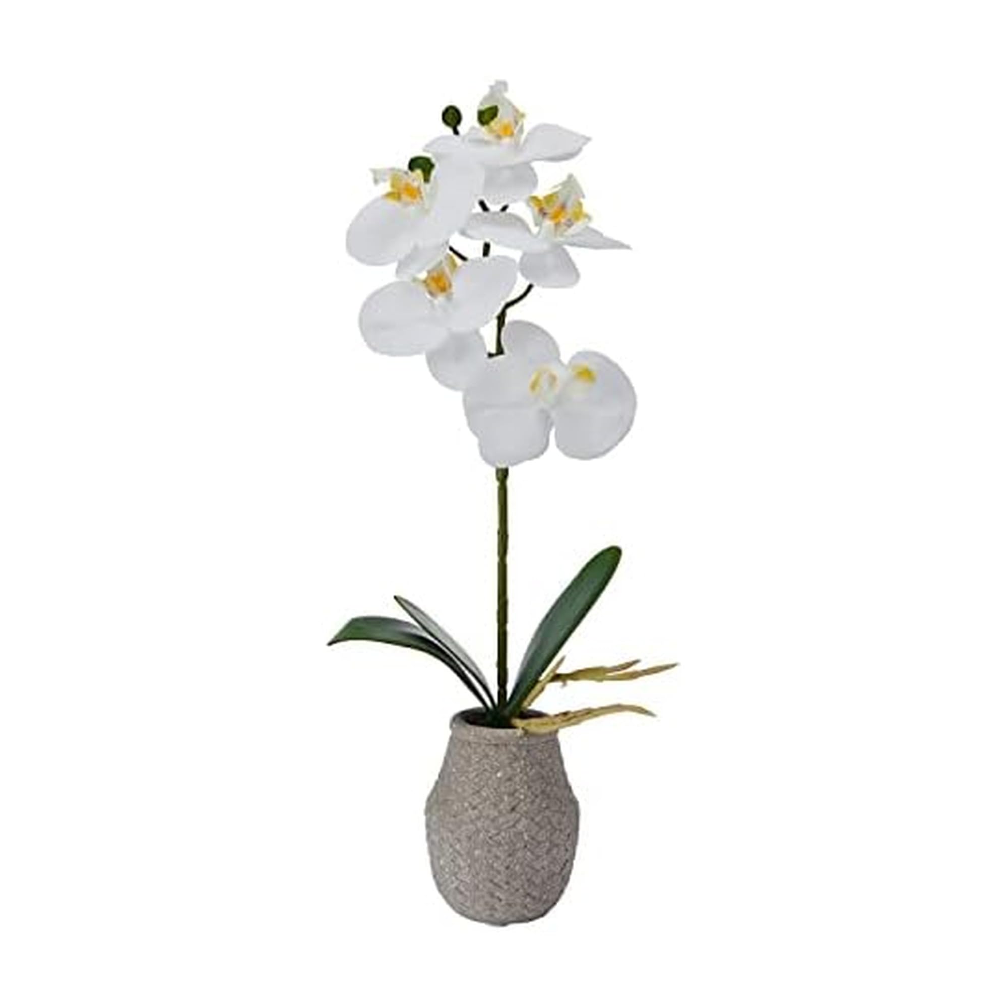 Orchidée artificielle Phalaenopsis pour décoration salon et bureau