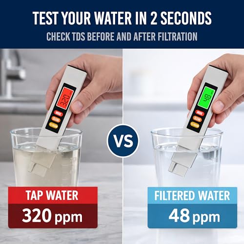 Image of Craft911 TDS Meter - Digital Water Tester for Drinking Water