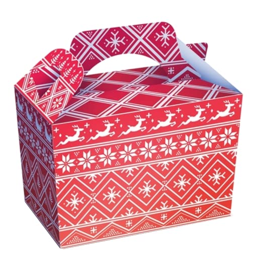 MustBeBonkers Childrens Kids Christmas Party Food Boxes (Nordic, 20) — image 1