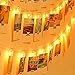 Produktbild 30 Led Fotoclips Lichterkette,LED Foto Lichterkette 3,2 Meter 30 led Lichterketten Batteriebetriebene Warmweiß Stimmungsbeleuchtung Dekoration für Hängende Bilder,Foto & Weihnachten,PartyDeko