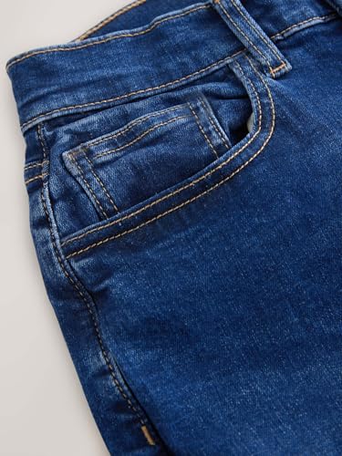 Image of KOTTY Women's High Rise Wide Leg Jeans|Cotton Blend Straight Fit Denim|Trendy Comfortable Casual Wear