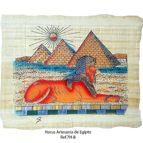 Papyrus original de Gizeh authentique pour mur vide 33 x 43 cm