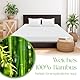 Matratzenschoner 180x200 cm – 100% Bambus Matratzenschoner 180x200 Wasserdicht Und Anti-Allergisch Mattress Protector