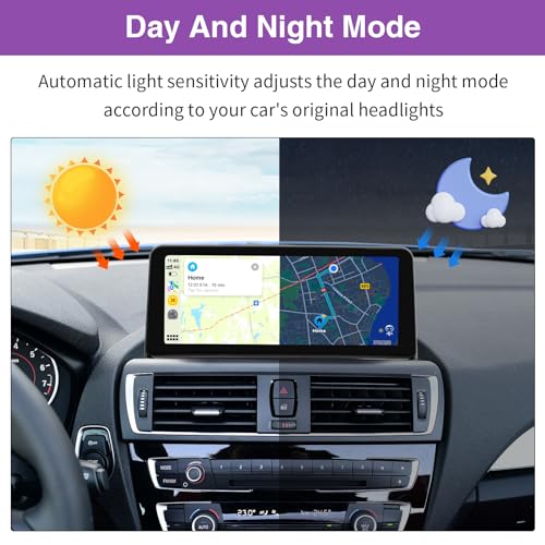 Pantalla 10.25" CarPlay Android Auto para BMW 1/2 Series miniatura 4