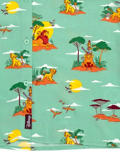 Image of Disney Lion King Girls Matching Family Hawaiian Button Down Shirt Toddler to Adult Sizes (2T - 2XL)