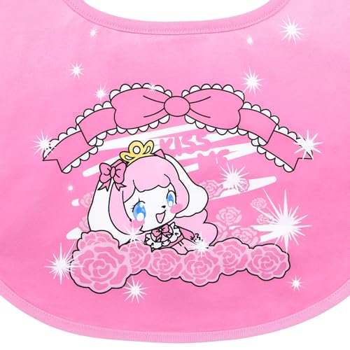 Littleforbig Silky Waterproof Babydoll Printed Adult Bib with Adjustable Hook-and-Loop Fastener Closure - Little Beauty Adult Bib4