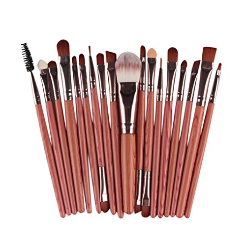 Susenstone20 pcs/set Makeup Brush Set (Brown)