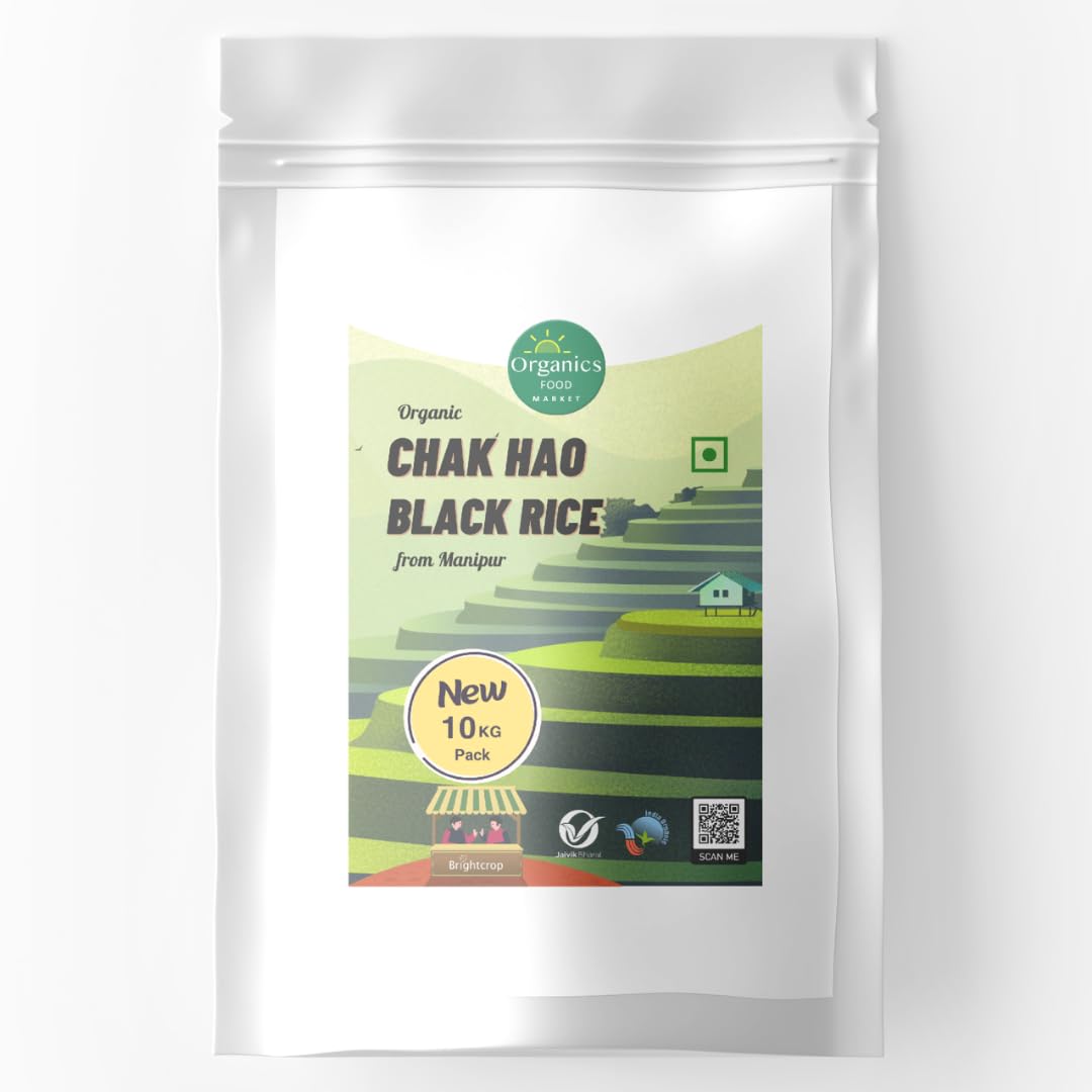 Organics Food Market Organic Black Rice | Chak Hao (10KG Pack)