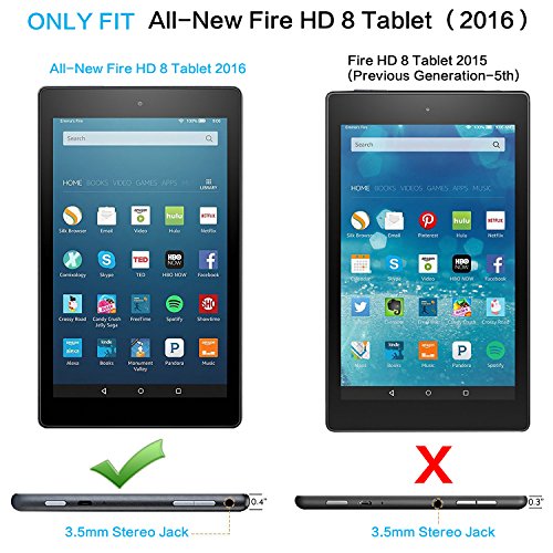 J&D Compatibile per Custodia All-New Fire HD 8
