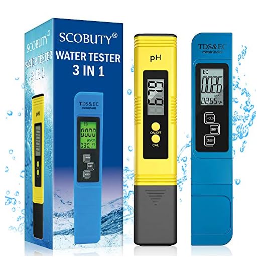 Vattenkvalitetstester, TDS-mätare, vattenkvalitetstestmätare, digital PH-mätare, 3-i-1 vattenkvalitetstest, perfekt vattentestmätare för hushållsdrycker, pooler och akvarier
