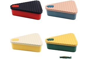 4-Pack Pizza Slice Containers: Keep Pizza Fresh and Delicious