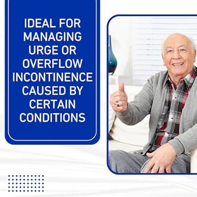 Afex Night Time Incontinence Management System - Incontinence Supplies with Standard Briefs with High Style Receptacle, Accessories & Extra Capacity Bed Bag - M (for 32-34 Waist)