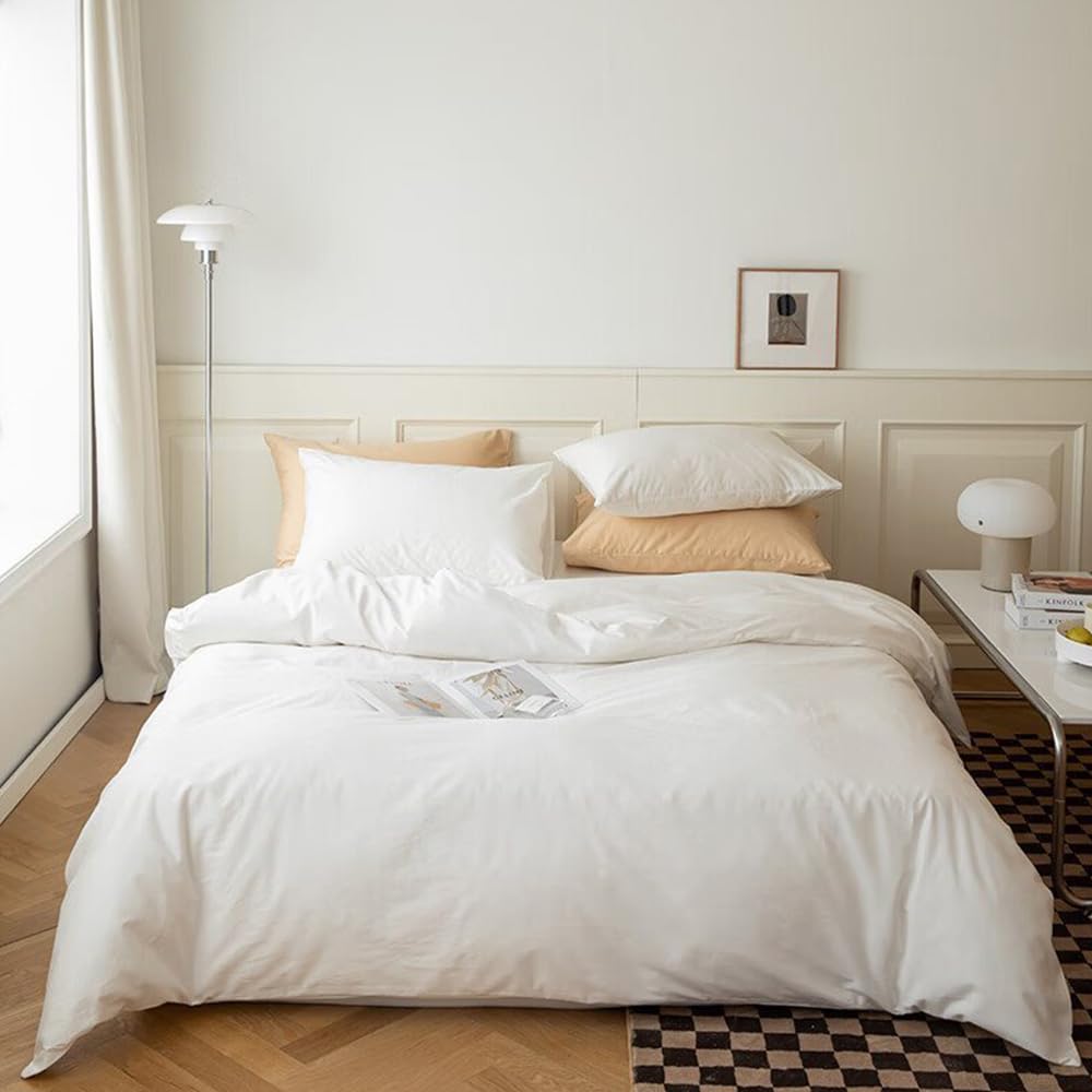 White Queen Comforter Set - Soft & Luxurious -19