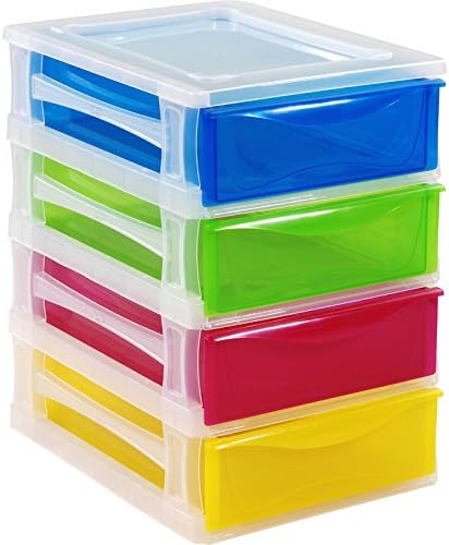 Multi-Combi pirulí cajoneras Set, Multicolour, 35.5 x 26.5 x 39.5 cm, Pack of 4