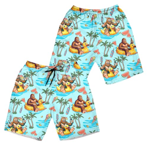Funny Hawaiian Shorts for Men Unisex Casual Swim Trunks Summer Beach Shorts Hawaiian Mens Short Mens Shorts Men2