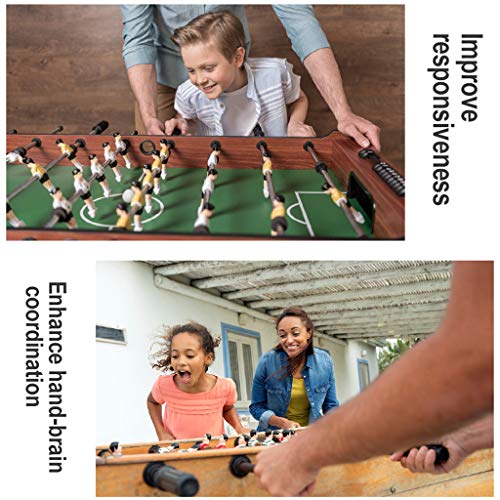 NOALED Professioneller Fußballtisch, Tischfußballspiel mit 8 Reihen, Wettbewerbsgröße, 118 x 62 x 80 cm, für Spielhallen, Spielzimmer, Bars, Partys, Familienabende – Bild 6