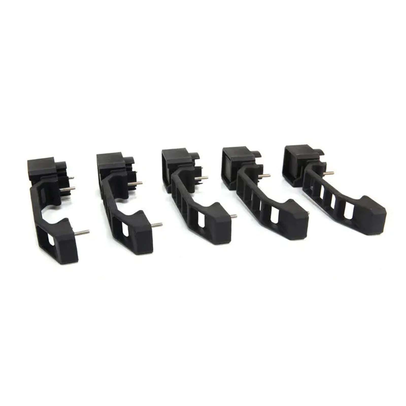 Poignées de porte Jeep Wrangler JK robustes : lot de 5 pièces avant arrière noir mat