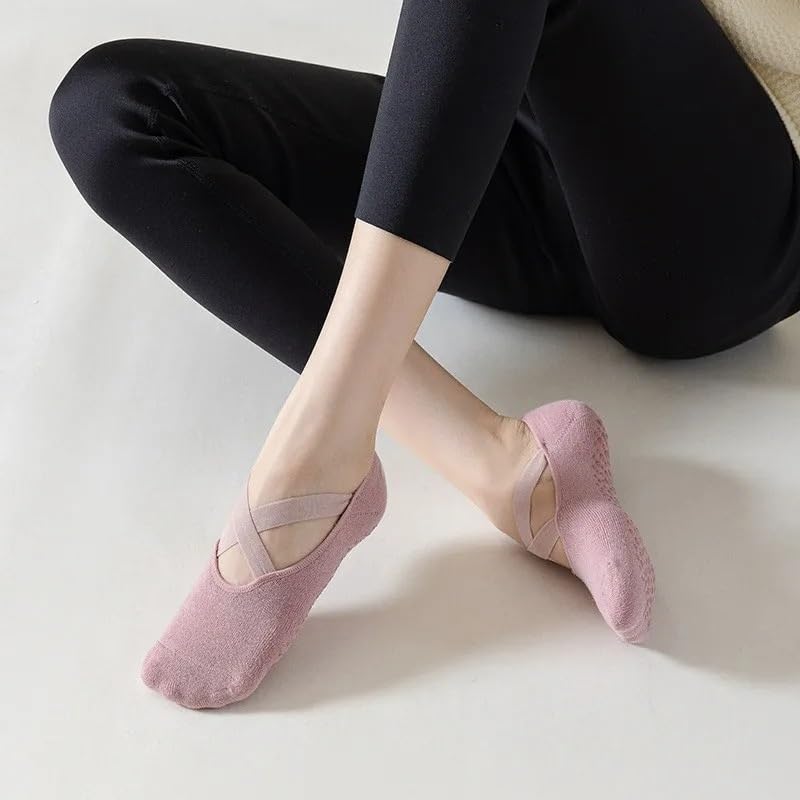 Calcetines de yoga for mujer silicona algodón