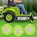 Kid Trax 12V Zero Turn Lawn Mower Toodler Toys - Ride on Toy, Outdoor Toys, Tractor Toy, Riding Mower, Ride On Tractor, Dual Handle, Twist and Turn, Speed to 3MPH, Max Weight of 77lbs, Age 3-7, Green