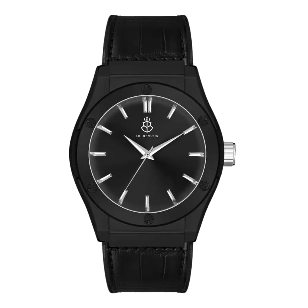 AU. HENLEIN The Formal Signature Mens Analog Wrist Watch [ AU-738] Color Black (B0D5D2MNTS) Amazon Price History, Amazon Price Tracker