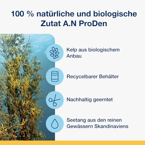 ProDen PlaqueOff Pulver für Katzen Zahnpflege 40 g, natürliche Zahnreinigung, Zahnputzflocken für Katzen bei Zahnbelag und Mundgeruch, Zahnstein und Plaque Entferner